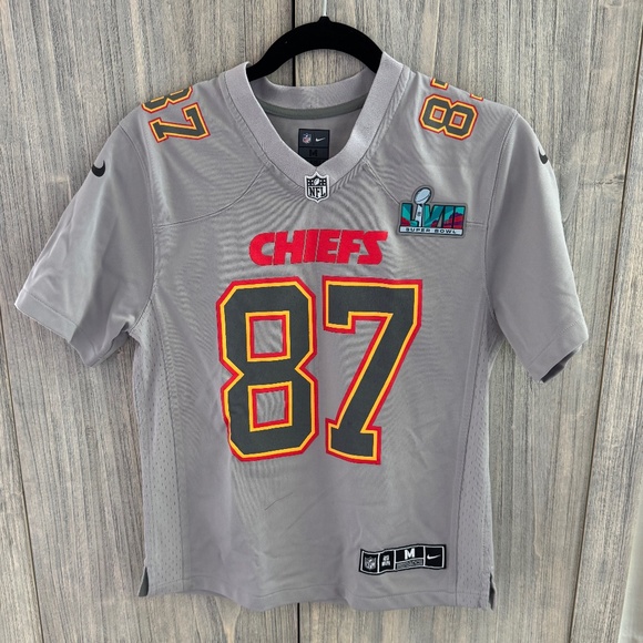 Nike Travis Kelce Youth Jersey Super Bowl LVII Winners